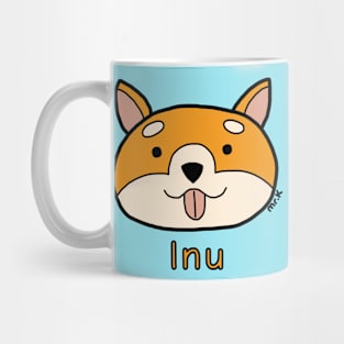 Inu (Dog) Japanese design in color Mug